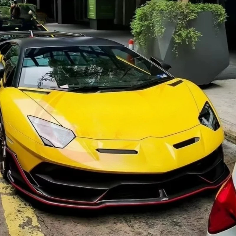 

High Quality SVJ Style Carbon Fiber Front Bumper for Lamborghini Aventador LP700 LP720 Upgrade SVJ Front Bumper Bodykit