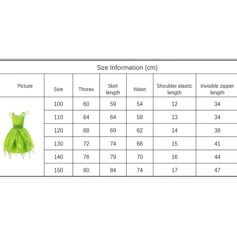 Mädchen Blumenfee Kostüm Kinder Prinzessinnenkleid mit Flügeln Halloween Prinzessinnenkostüm Elfen Partykleid – Detail 1