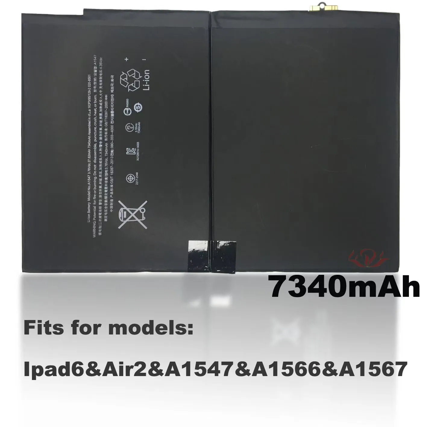 For Apple Tablet iPad6 iPadAir2 A1547 A1566 A1567 Brand New High Quality Tablet Battery