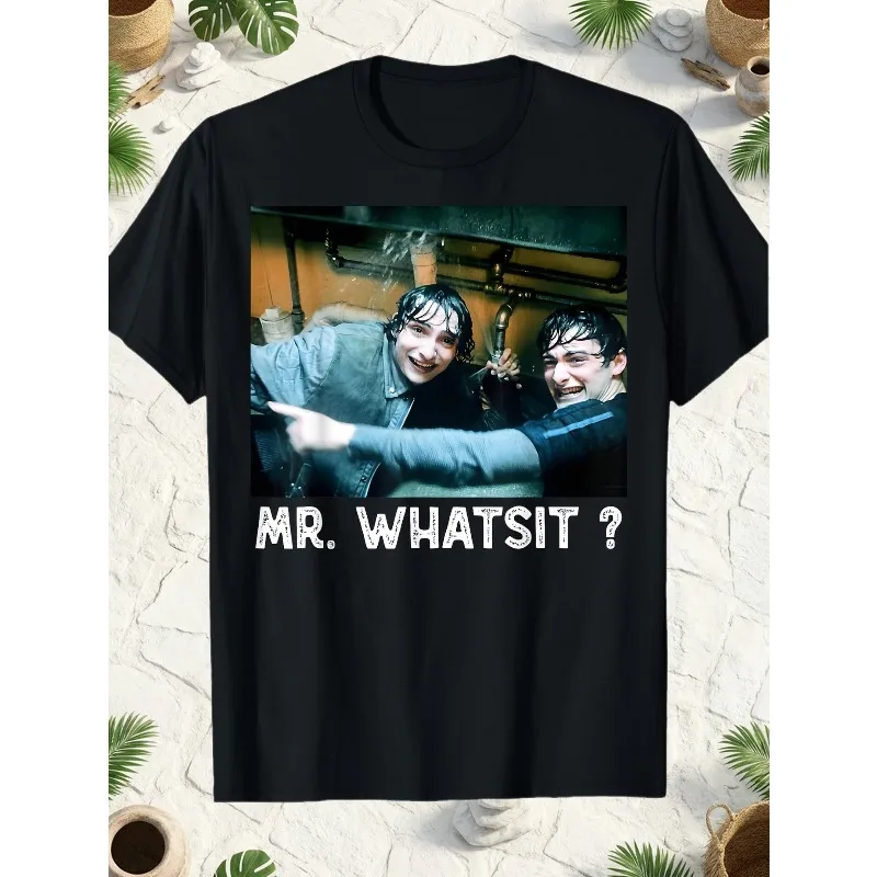 Mr. Whatsit Men's/Neutral Retro Fun Slogan T-shirt Summer New Casual Original Style Unisex T-shirt