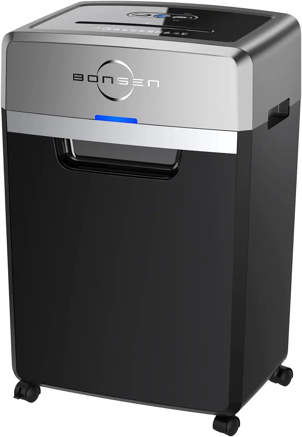 24-Sheet Cross-Cut Shredder, 40-Min Continuous Running Time, 9-Gallon Big Basket, 55dB Super Quiet