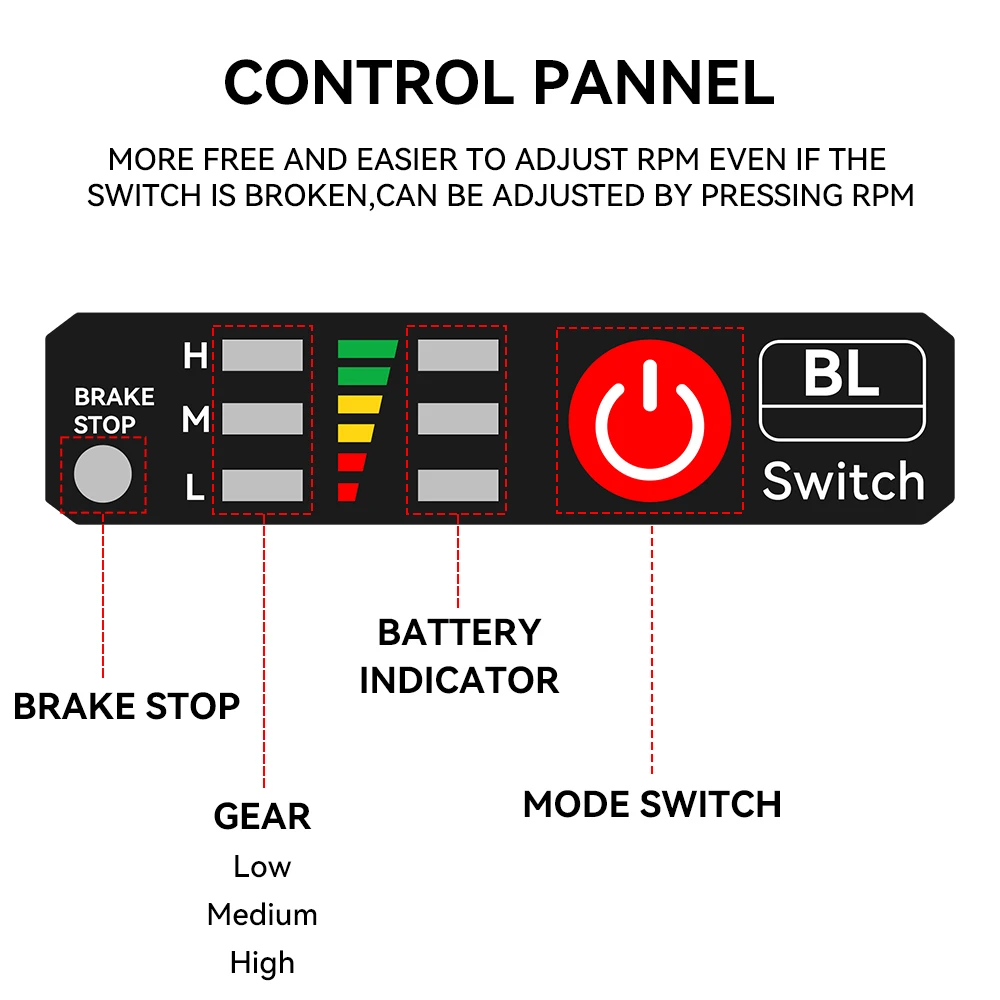 Бесщеточный электрический ключ 1/2 дюйма, 2000 Нм, аккумуляторный ударный гайковерт с настоящим крутящим моментом, отвертка, электроинструмент для Makita 18 В