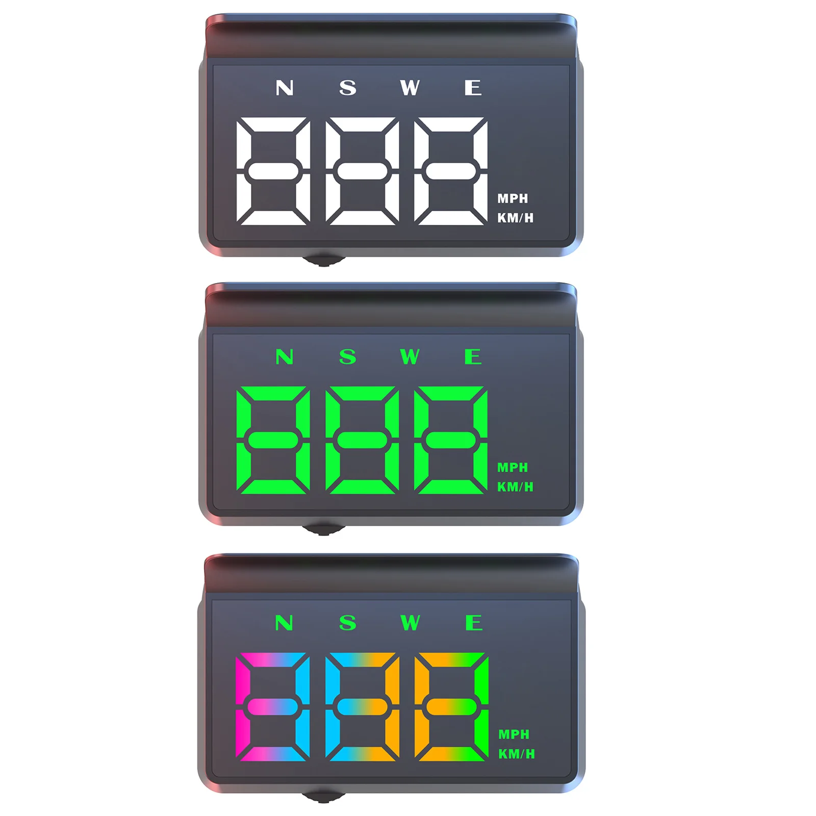Cars HUD Heads Up Display with Overspeed Alarm&Auto Brightness Adjustment Vehicle Secure Monitor for Improving Driving Safety