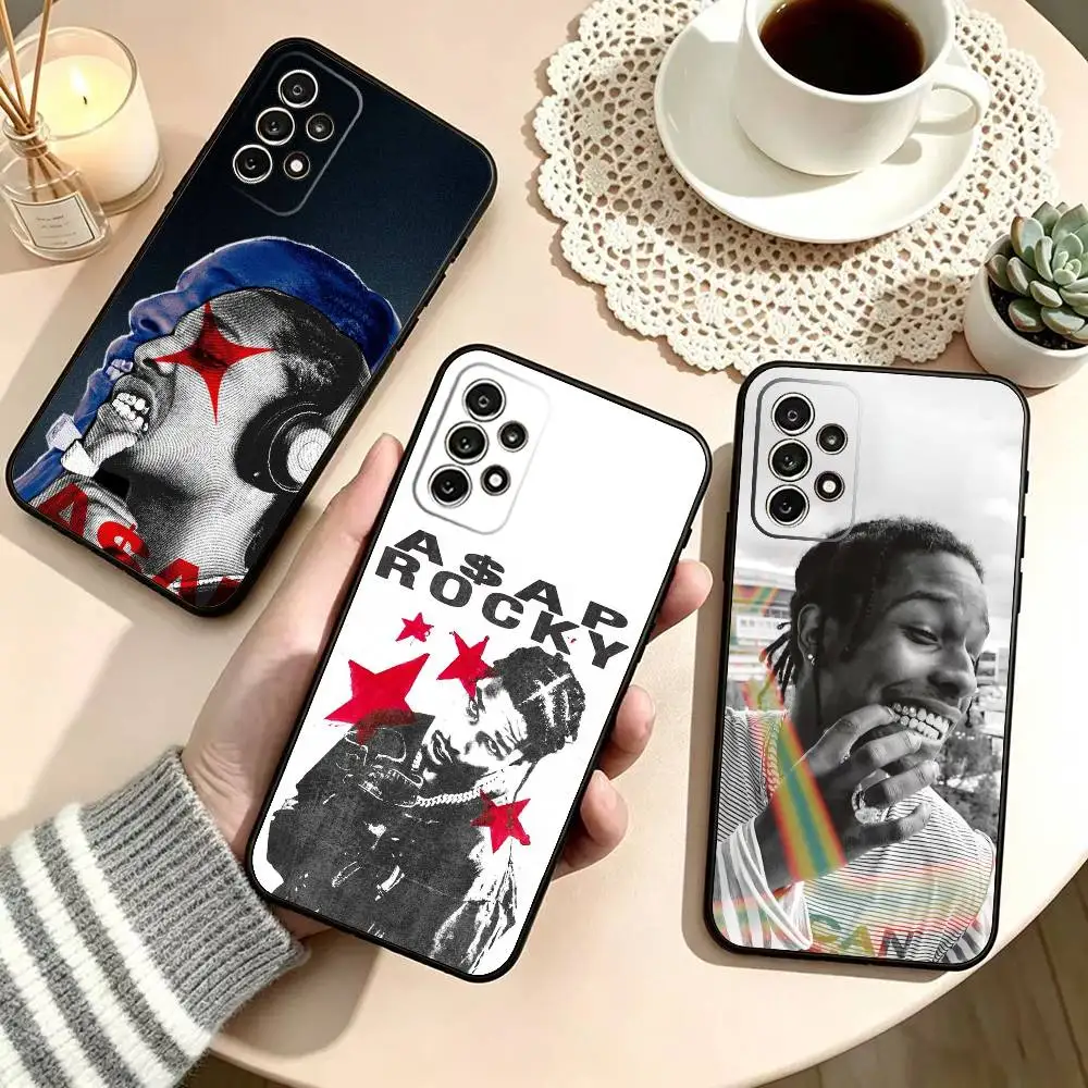 Cool a-A$AP Rocky Rapper Phone Case For Samsung S25,S24,S21,S22,S23,S30,Ultra,S20,Plus,Fe,Soft Silicone Black Cover