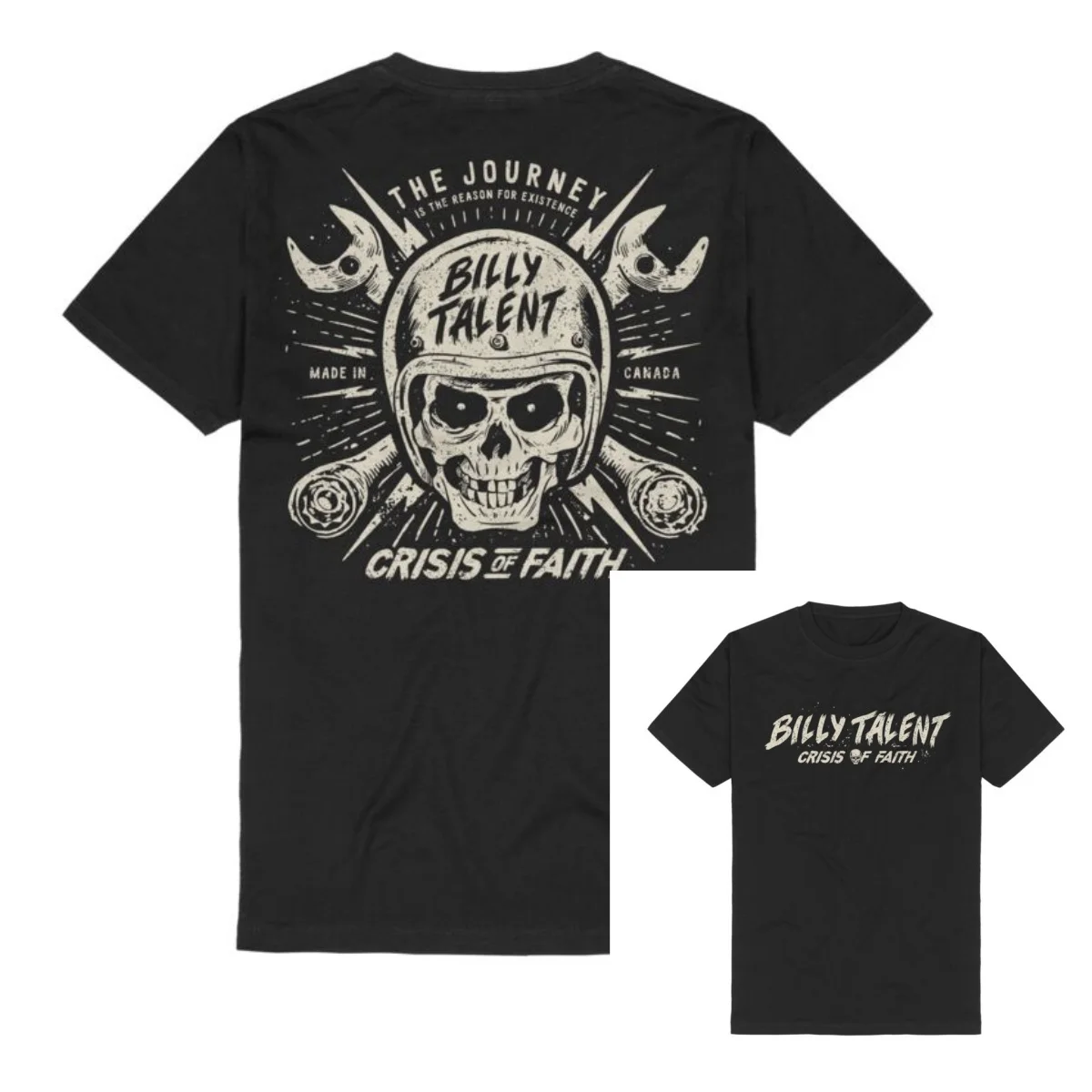 2026 Ghostfaith Killah Billy Talent T-Shirt Men Women Metal Rock Band Graphic Tee 100% Cotton Summer Streetwear Top