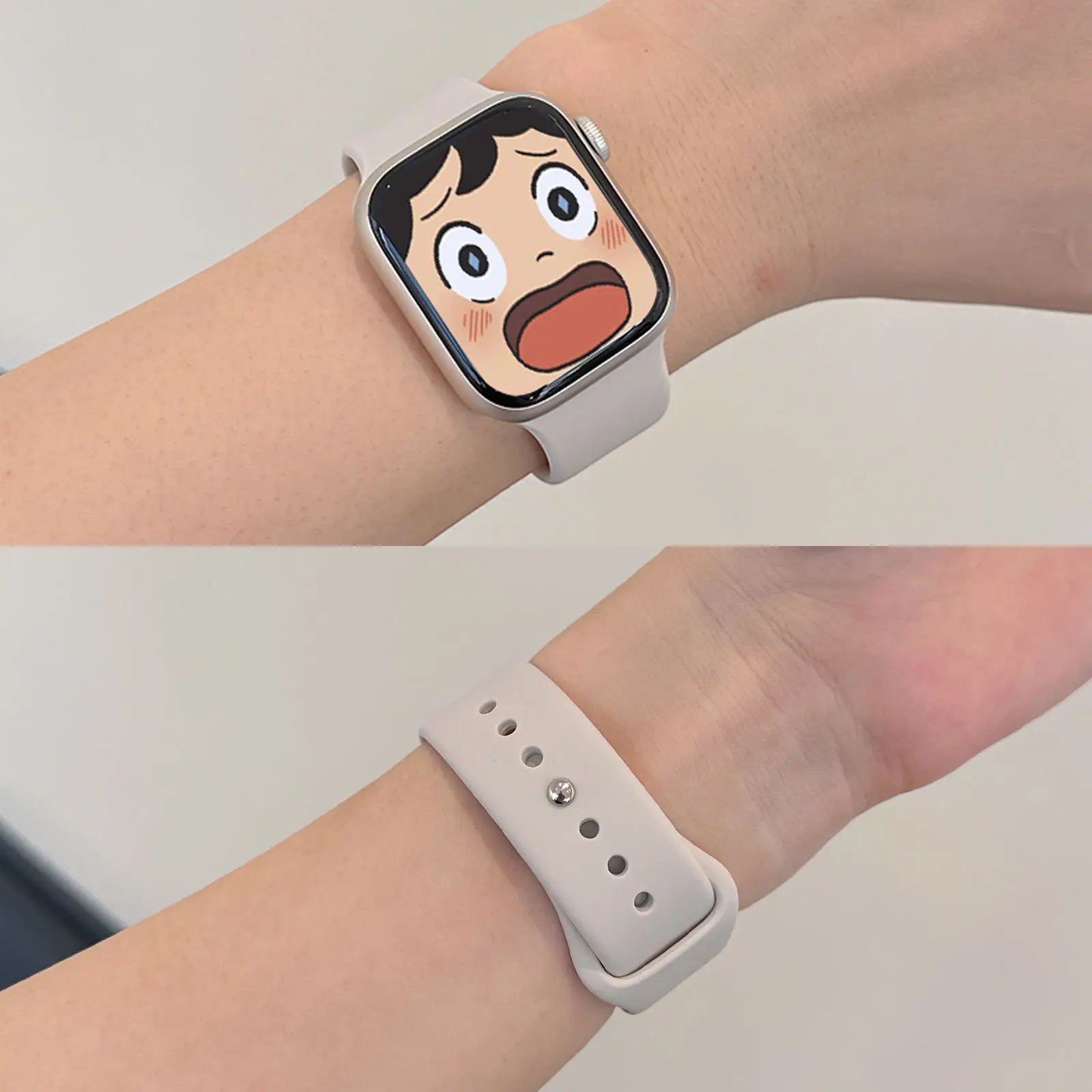 Silikonarmband für Apple Watch 11 Bänder 42 mm 46 mm 44 mm 41 mm 40 mm 45 mm Sportarmband Correa iWatch Serie 10 9 8 7 6 SE Ultra3 2 – Detail 2
