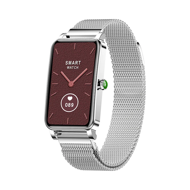 Hölgyek smare nézni ZX19, Arany Rozsdamentes szíj female/women smartwatch menstrual Havi vérzés emlékeztető Piperkőc Oxigén smare Karcsat