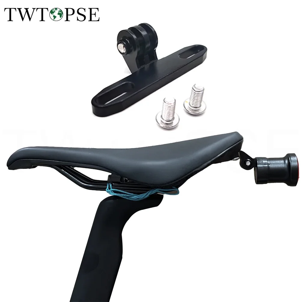 TWTOPSE Bicycle Rear Light Mount For Specialized Saddle Cushion POWER ROMIN TOUPE SWAT Hole Fit Gopro Cycling Bike Rack Bracket