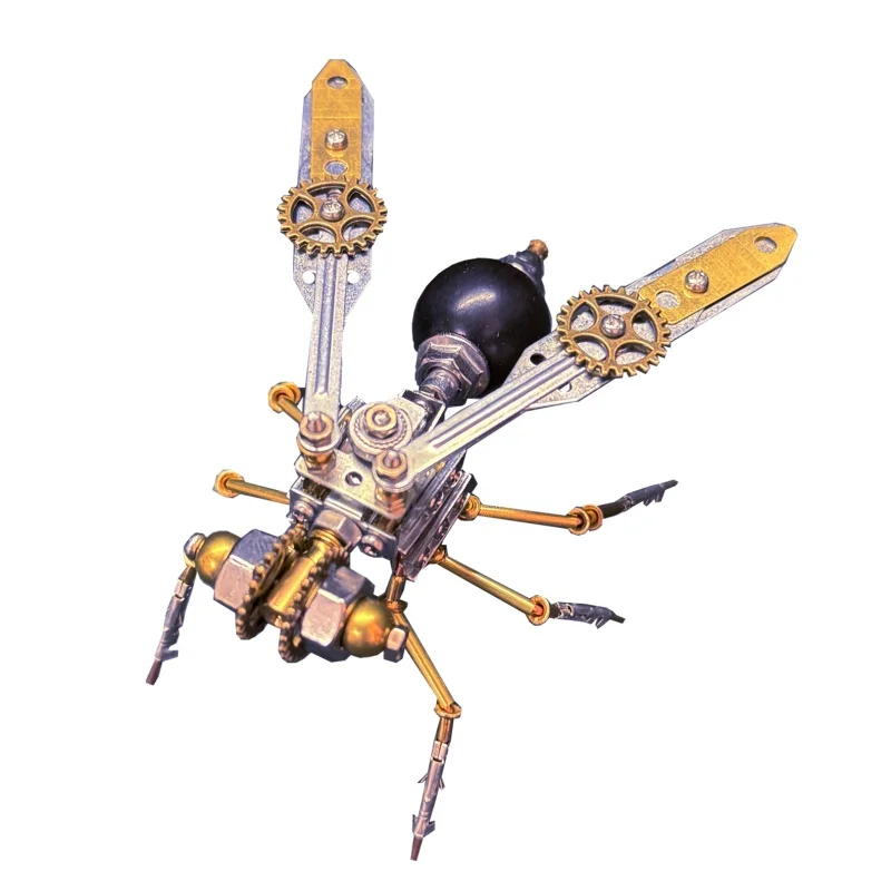 

3D Metal Hornet Insect Assembly Model Building Kit Cyberpunk Insects DIY Toy Kids Adults Gift
