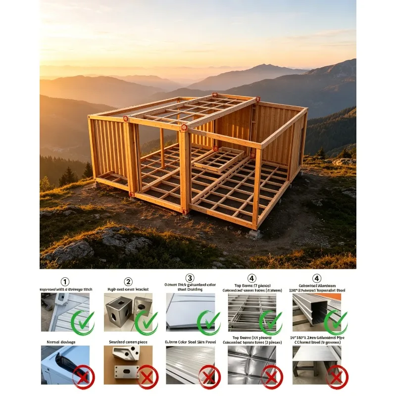 40ft Expandable Foldable House Luxury Prefab Home With Bathroom Kitchen Balcony For Villa Resort Hotel And Family Vacation Use