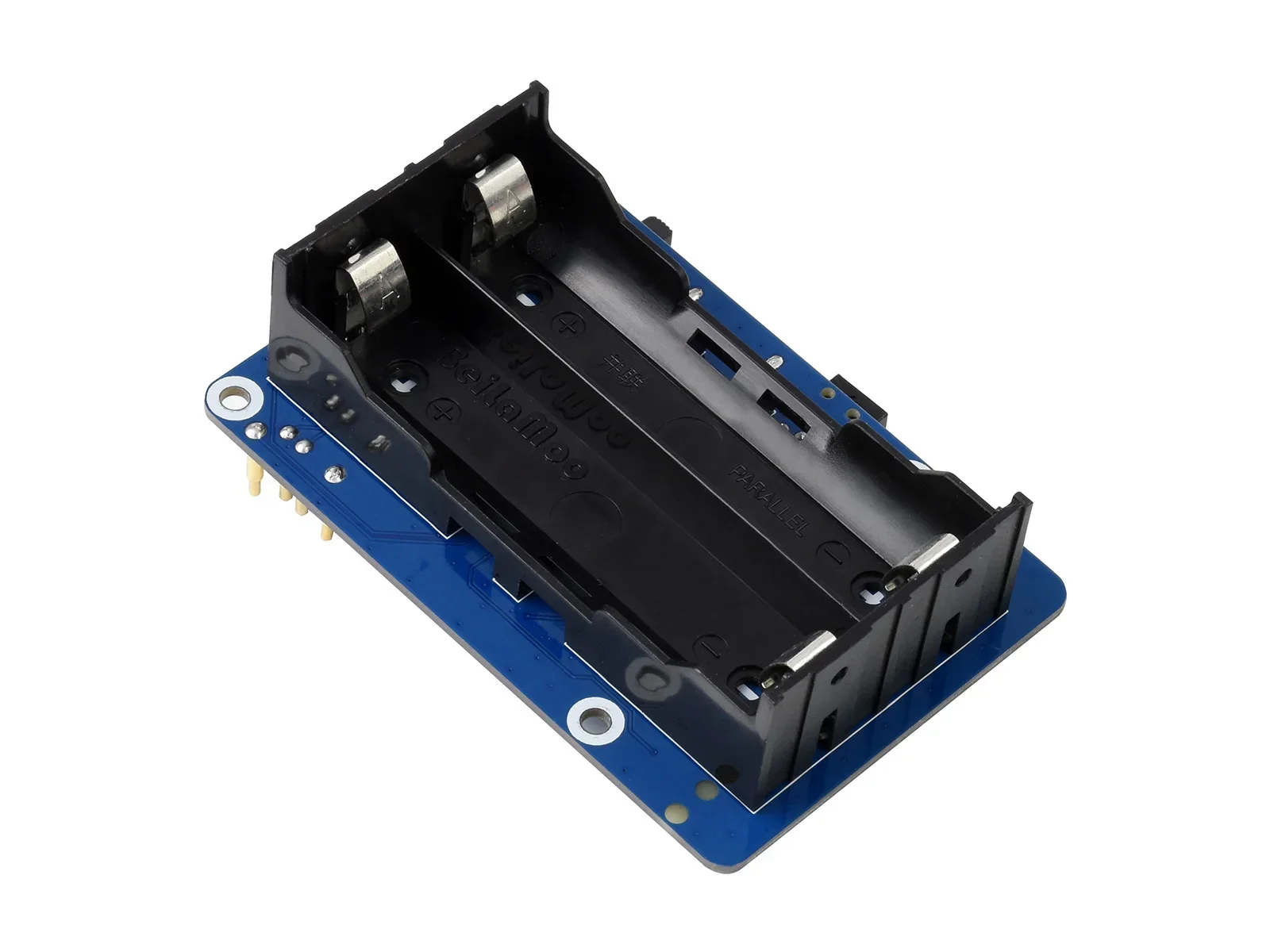 RPI UPS HAT (B) For Raspberry Pi 5, etc., 5V Uninterruptible Power Supply, 5A High Current, Pogo Pins Connector