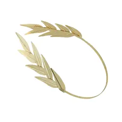 Golden leaf Hairband Headdress Supplies Decoration Party Favor Hoop for Birthday Party Bridal Wedding Prom Costume Cosplay Kids
