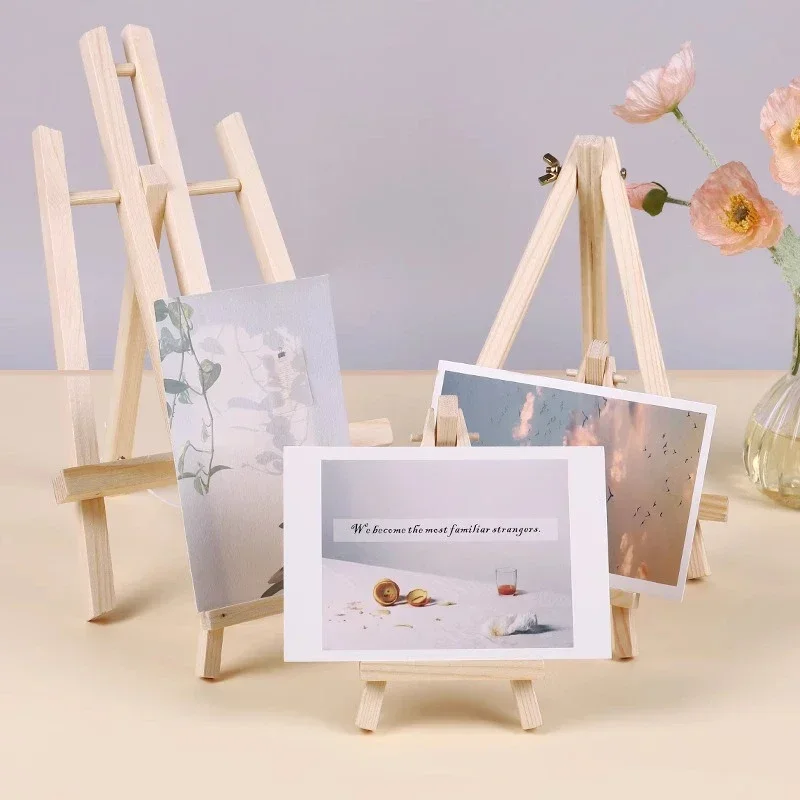 Mini desktop easel, wooden triangular easel, digital oil painting frame, special display stand