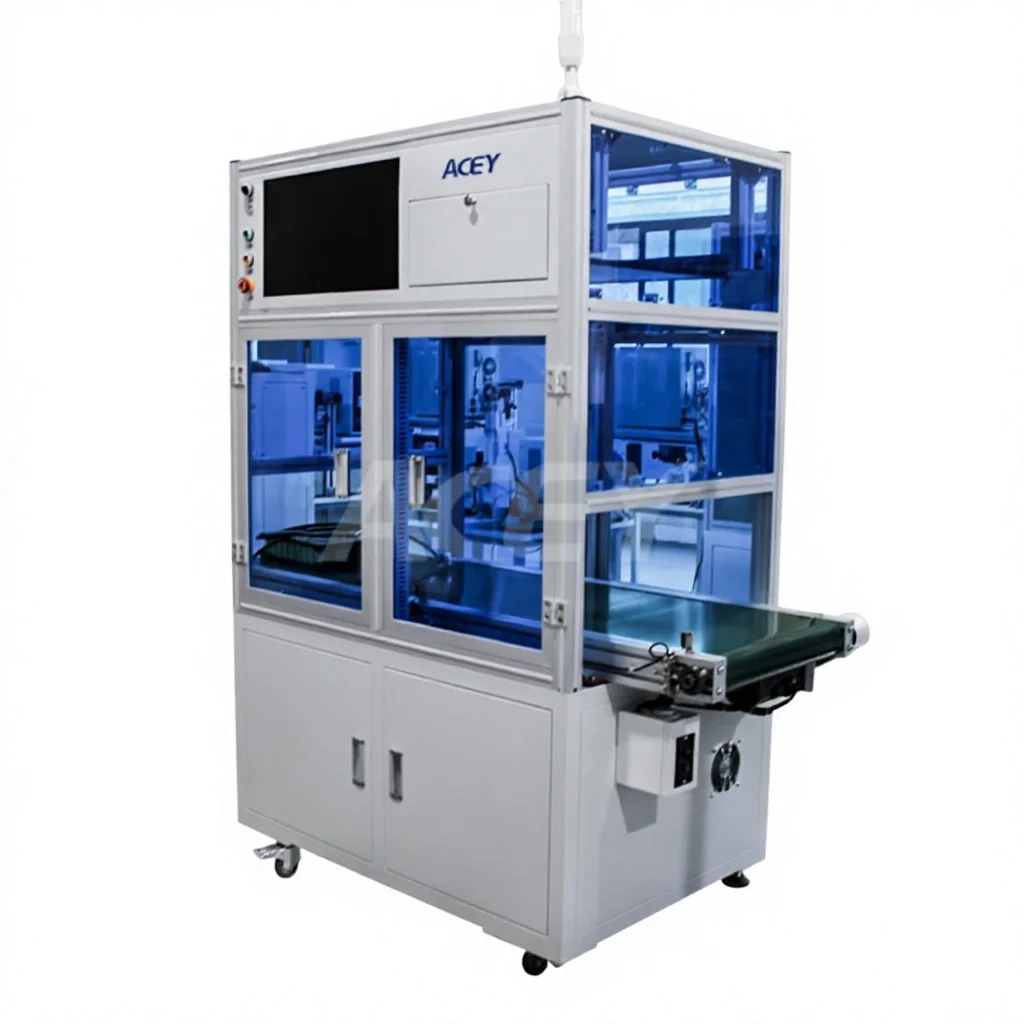 Cylindrical  Positive Negative Testing Machine CCD Tester with Conveyor