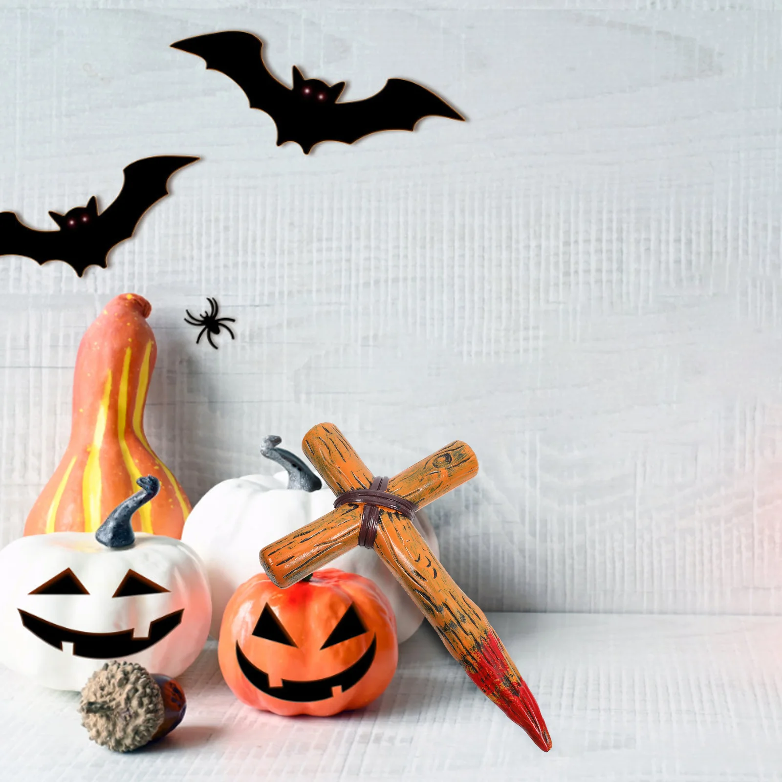 

Крестообразный декор, пластиковый крест, орнамент для украшения дома, ретро-стиль, религиозное ремесло, настольная коллекция, вечеринка на Хэллоуин