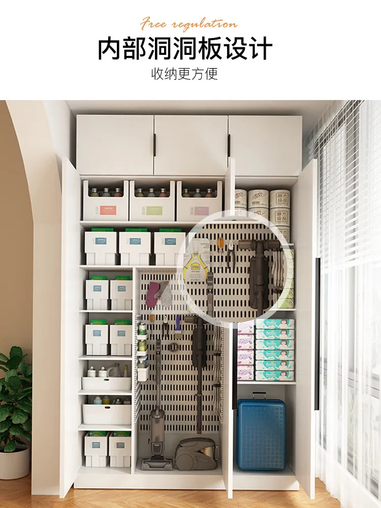Storage sunscreen waterproof high cabinet against the wall large capacity sundries rack bay window shoe cabinet