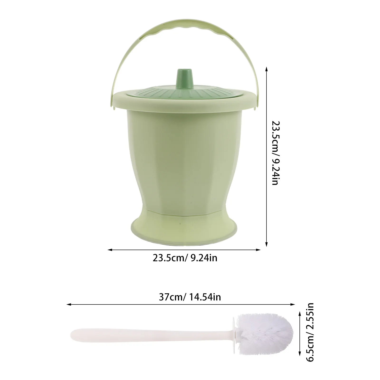 Portable Toilet Heavy Duty Compact Travel Camping Toilet Outdoor Emergency Use Foldable Commode for Car Rv Boat
