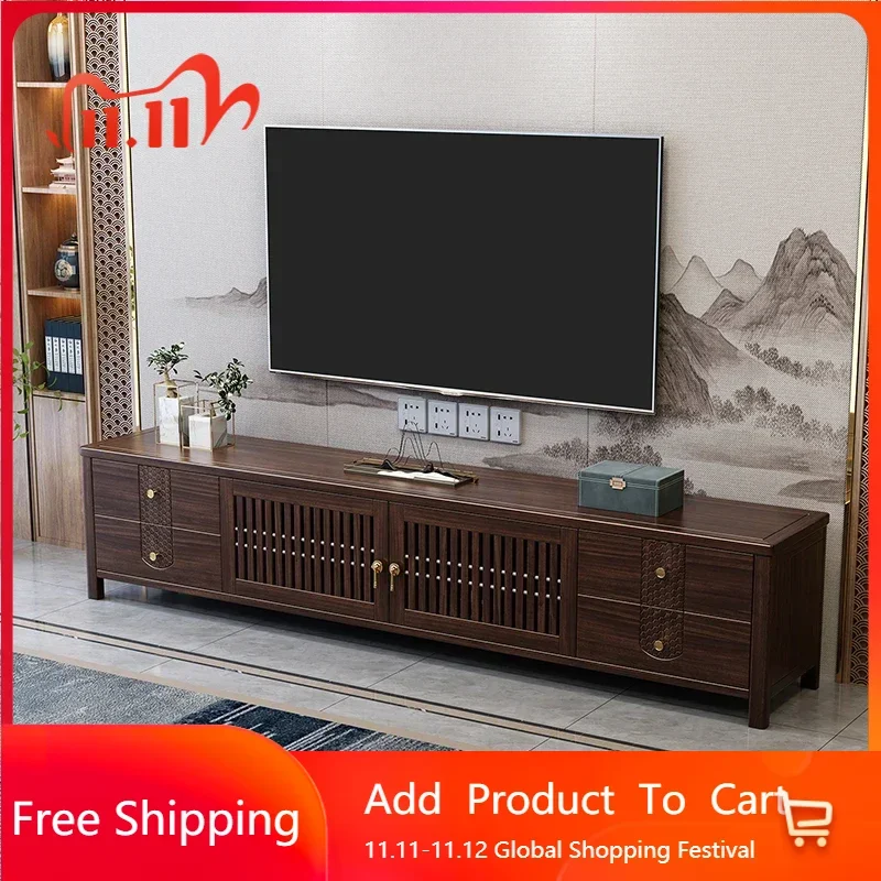 

Mid Century Drawers Retro Tv Stand Big Normal Storage Wooden Minimalist Salon Tv Stand Center Show Muebles Unique Furniture