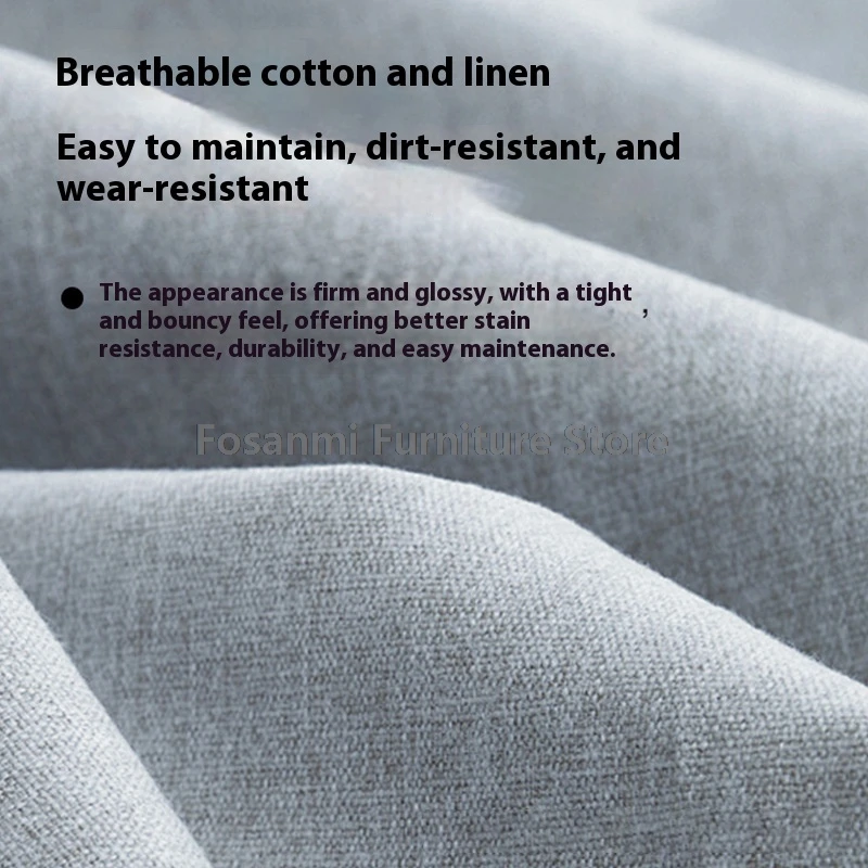 Chaises de bureau minimalistes en tissu de lin, hauteur réglable, chaise de vanité pivotante confortable pour la maison, chaise d'ordinateur de bureau avec siège incurvé