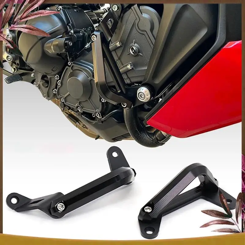 

AB59-Motorcycle Engine Protection Bar Guard Frame Slider Crash Bar Fall Protecto Parts For YAMAHA MT-09 SP Tracer 900 9 GT 21-20
