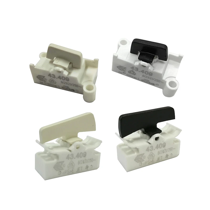 

Подключаемый выключатель настольной лампы в форме белого лезвия в форме лодки с верхней крышкой