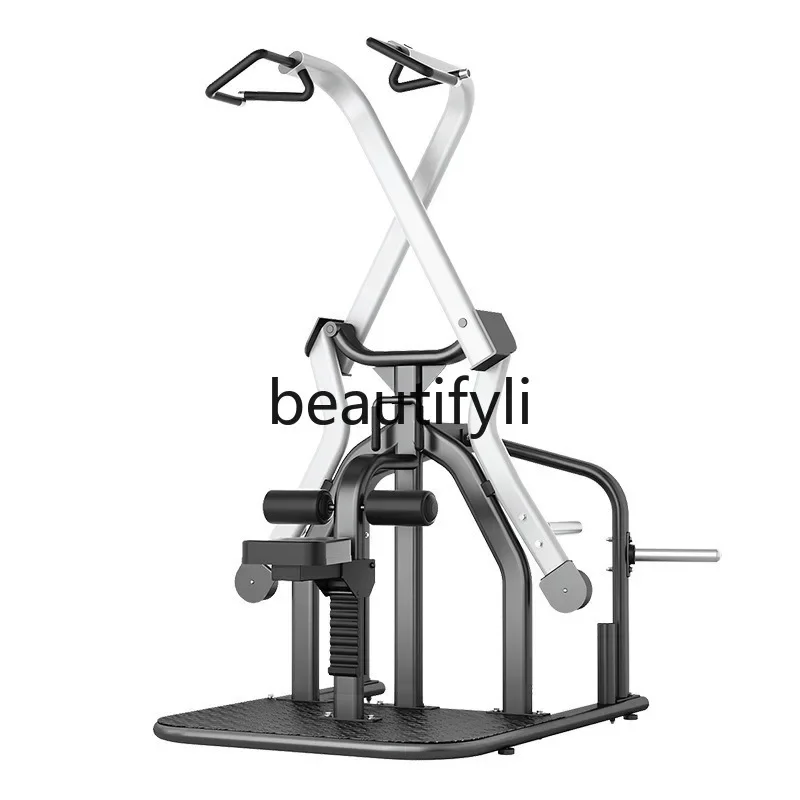 

Scissor-style Back Training Equipment Double-track Cross High Pull Back Trainer Gym High Pull Down Back Trainer