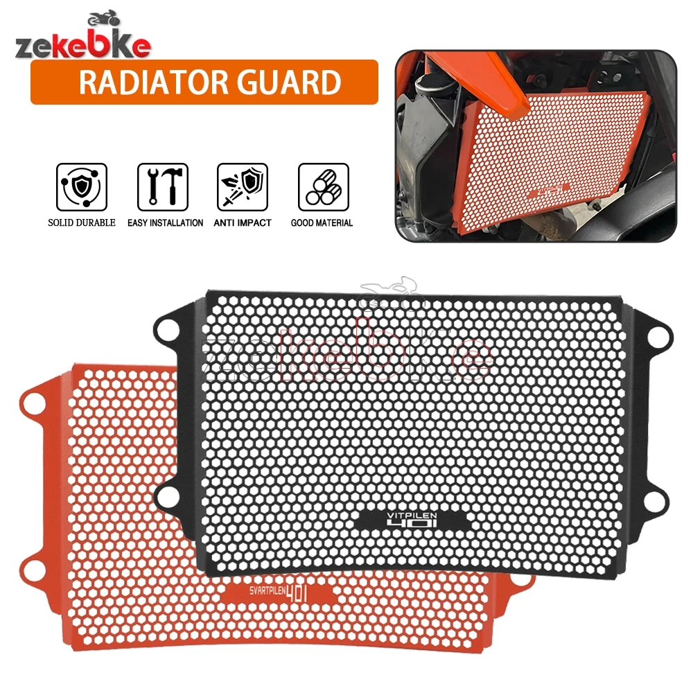 

Motorcycle For Svartpilen Vitpilen 401 Radiator Grille Guard Cover Protector Accessories For 390 Duke 390Duke 2024 2025 2026
