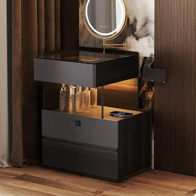 Black Clear Vanity Table Lounge Luxury Nordic Decoration Vintage Dressing Table Professional Vestidores Postmodern Furniture