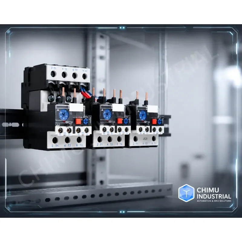 【CHIMU INDUSTRIAL】 Thermal Relay LR2 JR28-25 36 93 Plug-in Thermal Overload Protector 0.1-93A Current Adjustable
