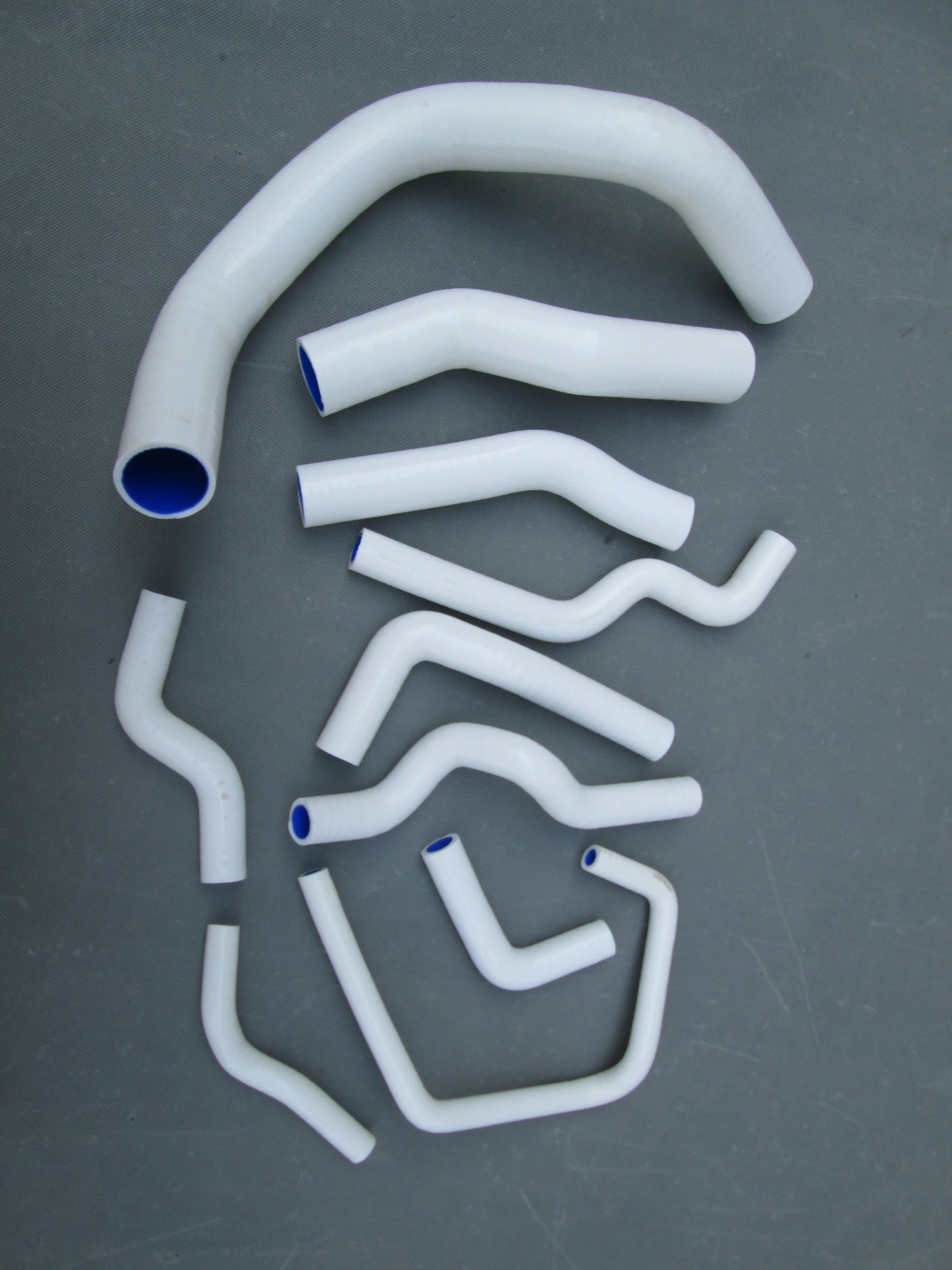 White Silicone Radiator Hose For 1989-1998 Nissan Silvia 200SX 240SX S13 S14 S15 SR20DET 1992 1993 1994 1995 1996 1997 1998