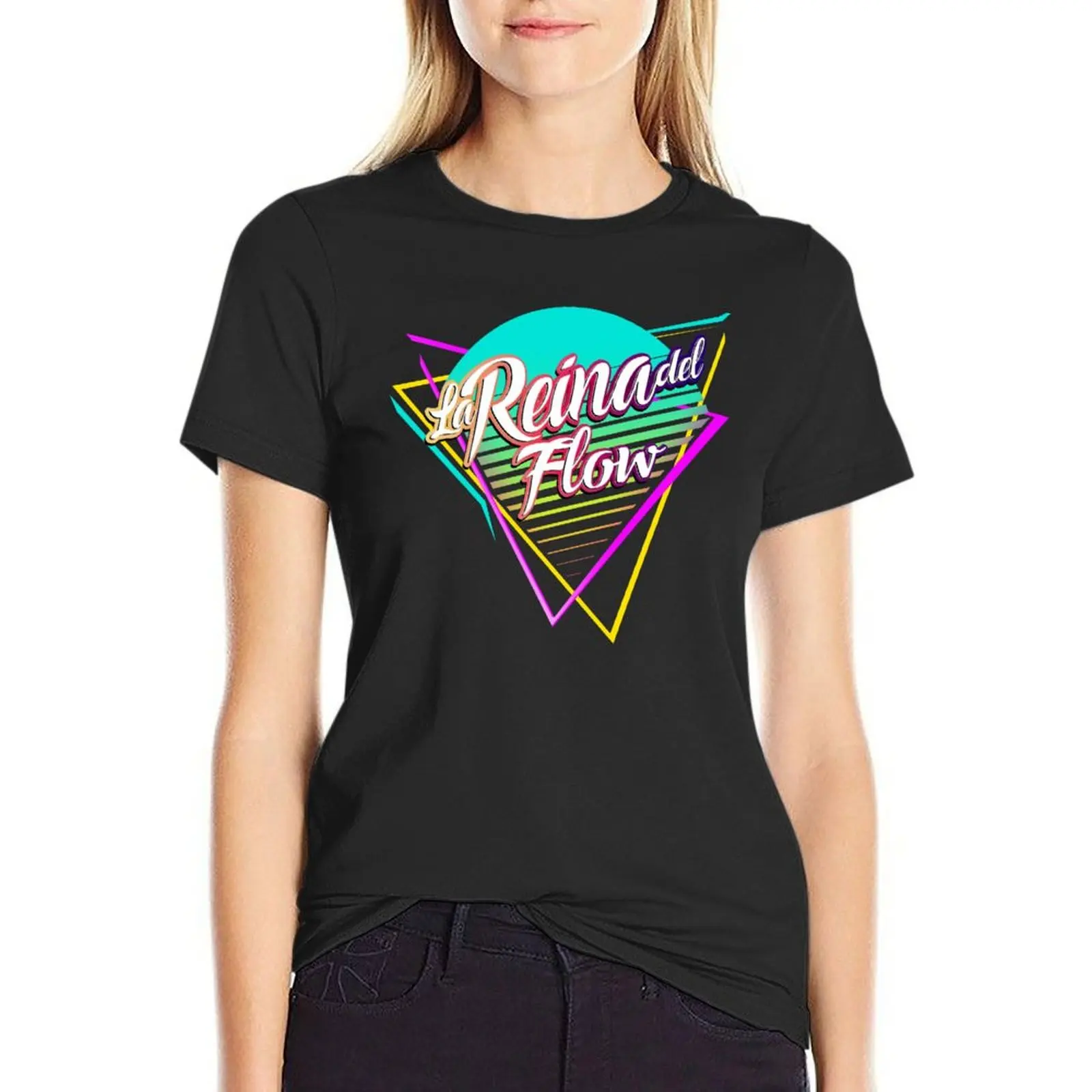 

THE QUEEN T-Shirt Female clothing cute tops funny plus sizes T-shirt Women