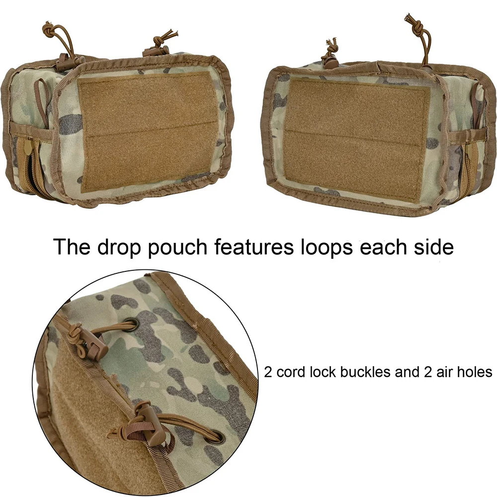 Tactical Dump Pouch Drop Admin Pouch marsupio Tool Pouch Hook And Loop EDC Medical Tool Pouch Vest accessorio caccia MK3 MK4