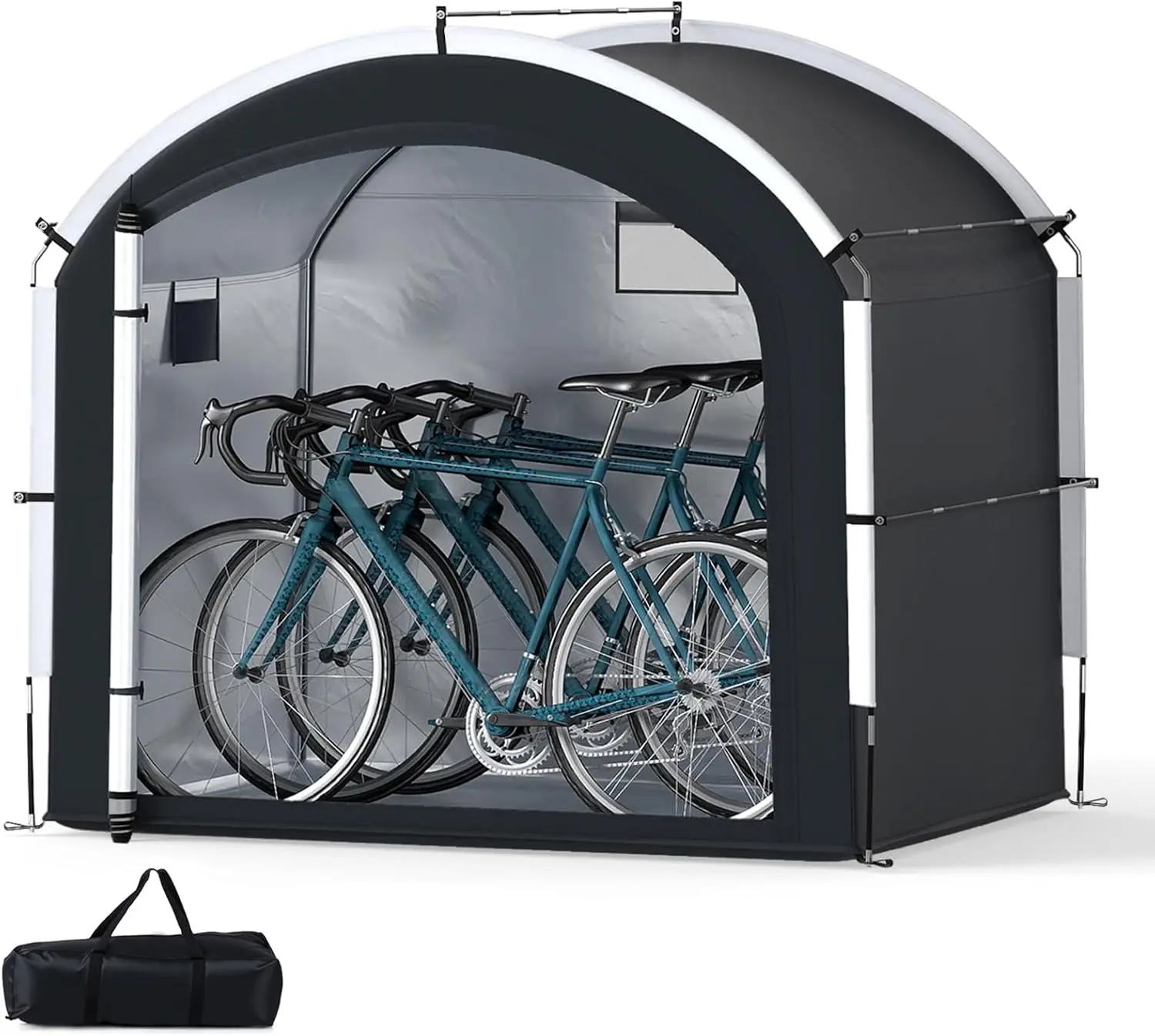 

Bike Storage Shed Tent, 7.2 x 4.9 FT Outdoor Bike Storage Sheds w/210D Oxford Fabric PU4000