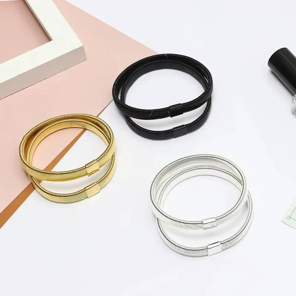 1PC Fashion Metal Shirt Sleeve Holder Adjustable Non-slip Arm Bands Stretchy Clothing Accessories Sleeve Garter For Men/Women