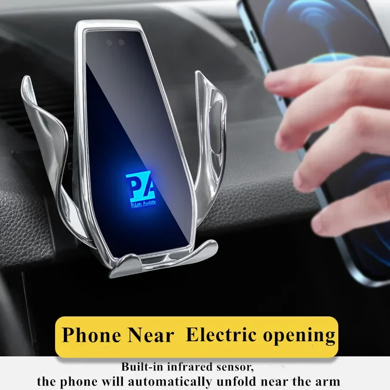 2018-2021 For Porsche Cayenne Coupe Phone Holder Wireless Charger Car Mobile Phone Mount Bracket GPS Support 2019 2020 2021