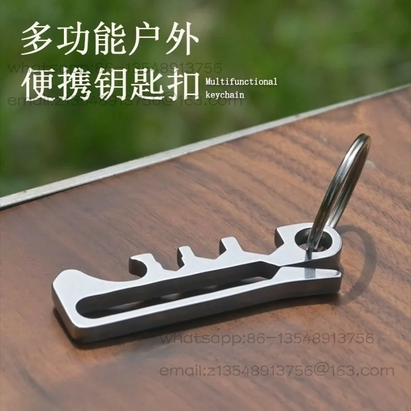 Outdoor EDC tools, banknote clips, key rings, mountaineering quick-hanging buckle accessories 1 piece price