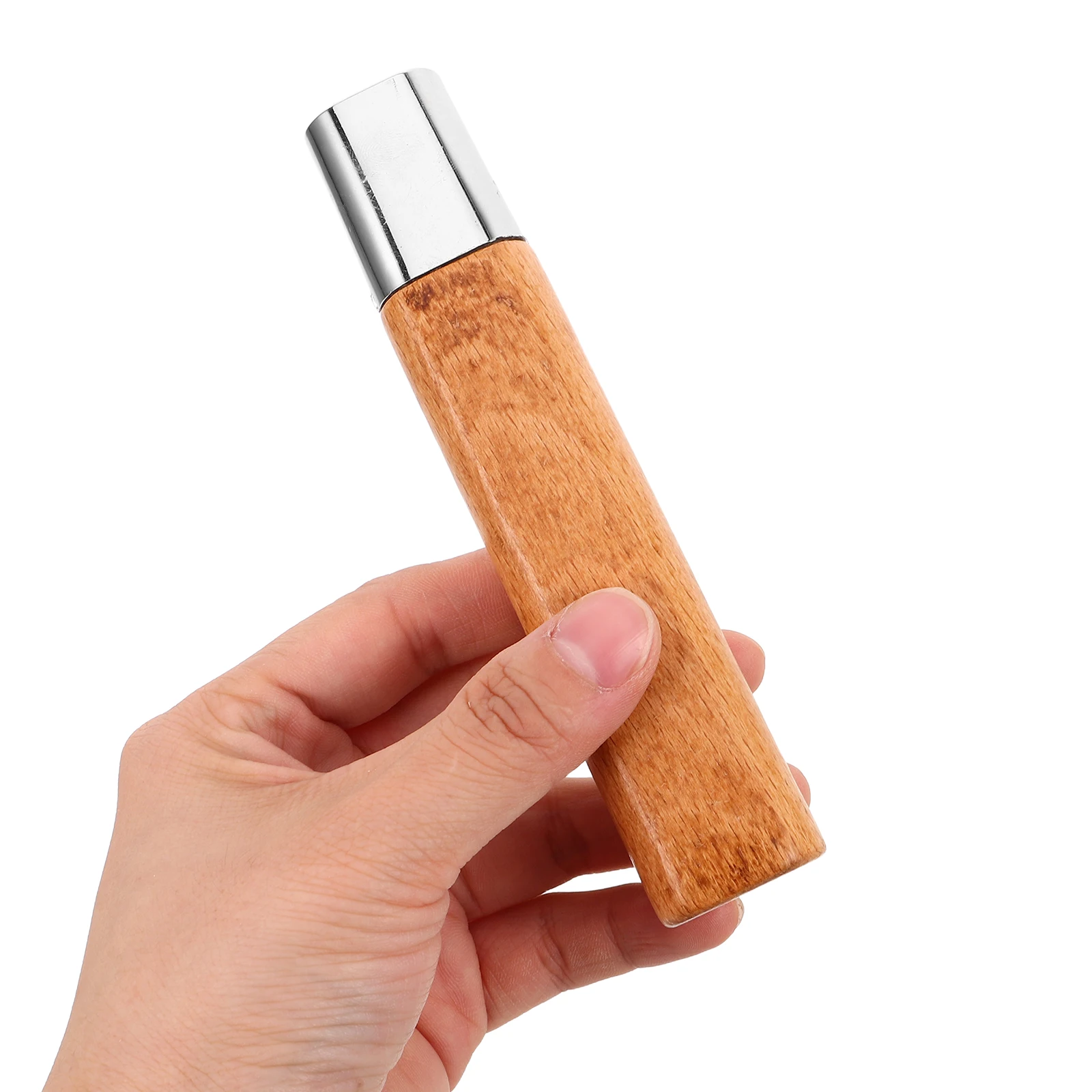 

Wooden Iron Knife Handle Replacement for Kitchen Cutter DIY Ergonomic Grip Knife Making Chopping Repair Parts Wooden Handle