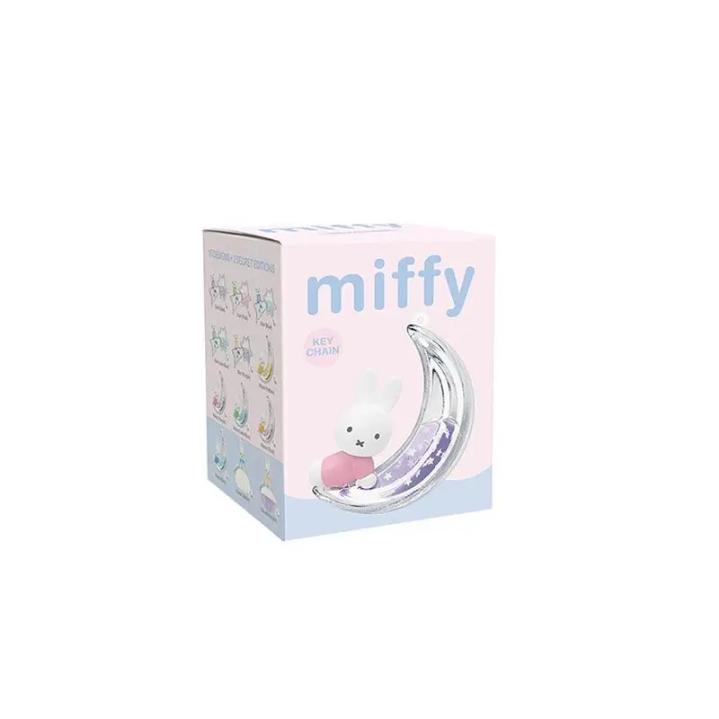 Anime Miffy Moon Dream Keychain Blind Box Pendant Trendy Fun Girly Heart Doll Gift Lovely Exquisite Kawaii Good Looks Gift New