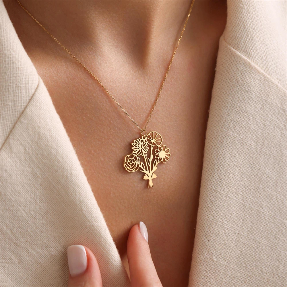 Collier personnalisé avec Bouq - Birth Flower Necklace avis et prix