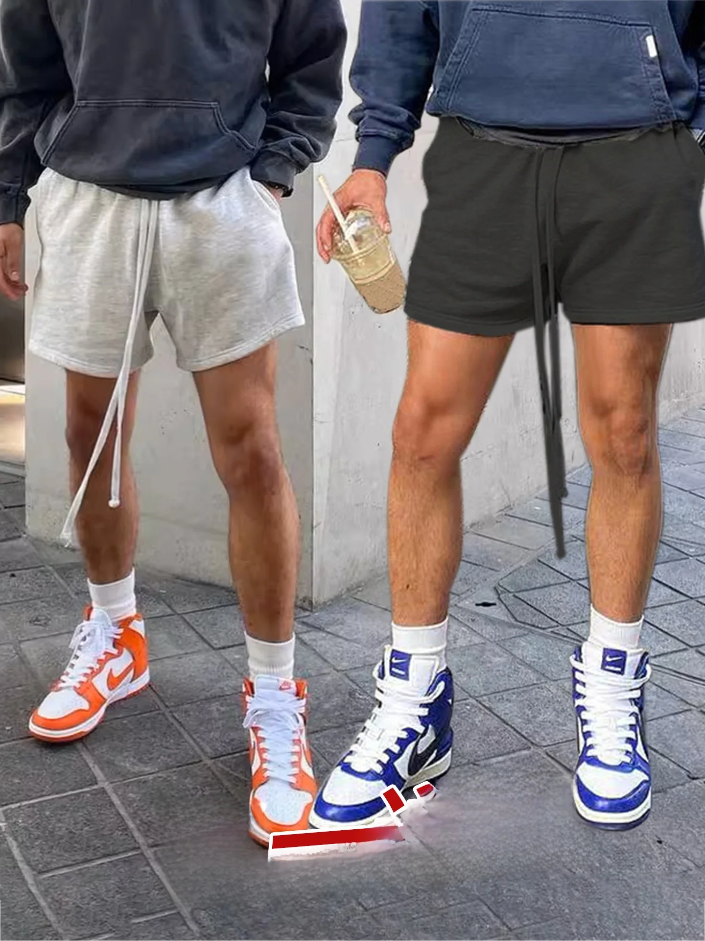 

Summer Baskeall orts Loose Fit Tee-Point Running Fitn Sports Pants Straight Leg Men's orts Youth Active Lifesle