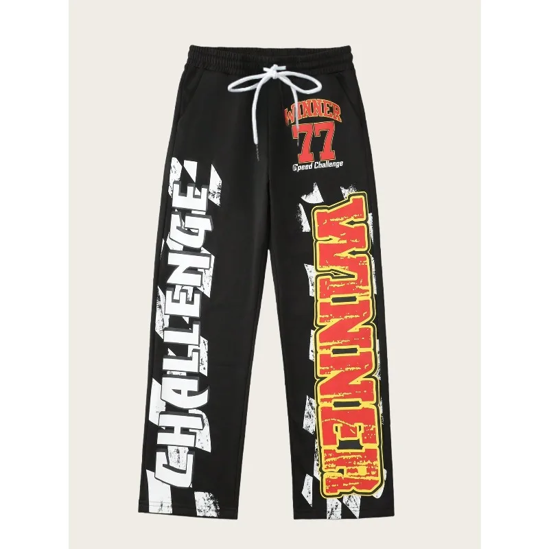 سراويل رياضية غير رسمية جديدة مطبوعة برسوم كارتونية ثلاثية الأبعاد قابلة للتنفس وعصرية على الطراز الأوروبي والأمريكي للبالغين والأطفال #3