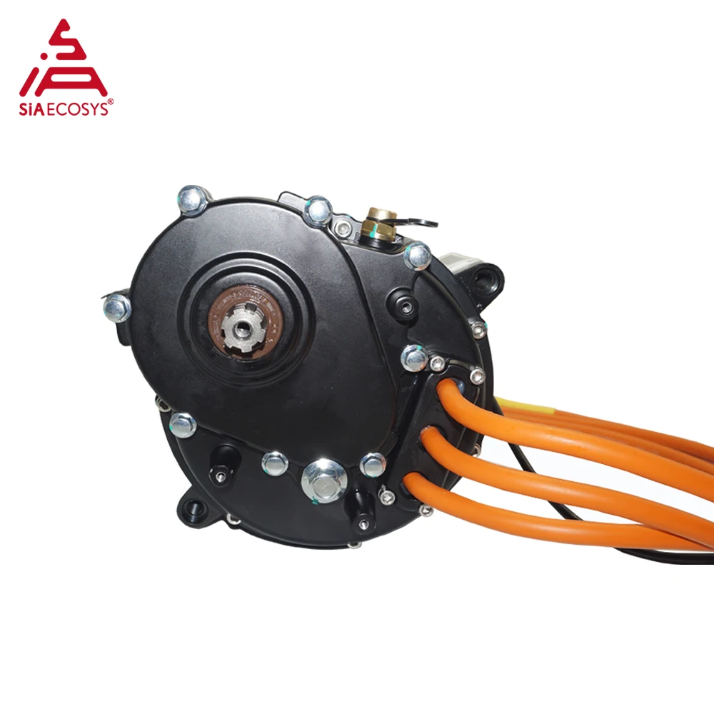 

QS138 55H 2500W высокоскоростной мощный двигатель PMSM и коробка передач для мотоциклов, новый продукт