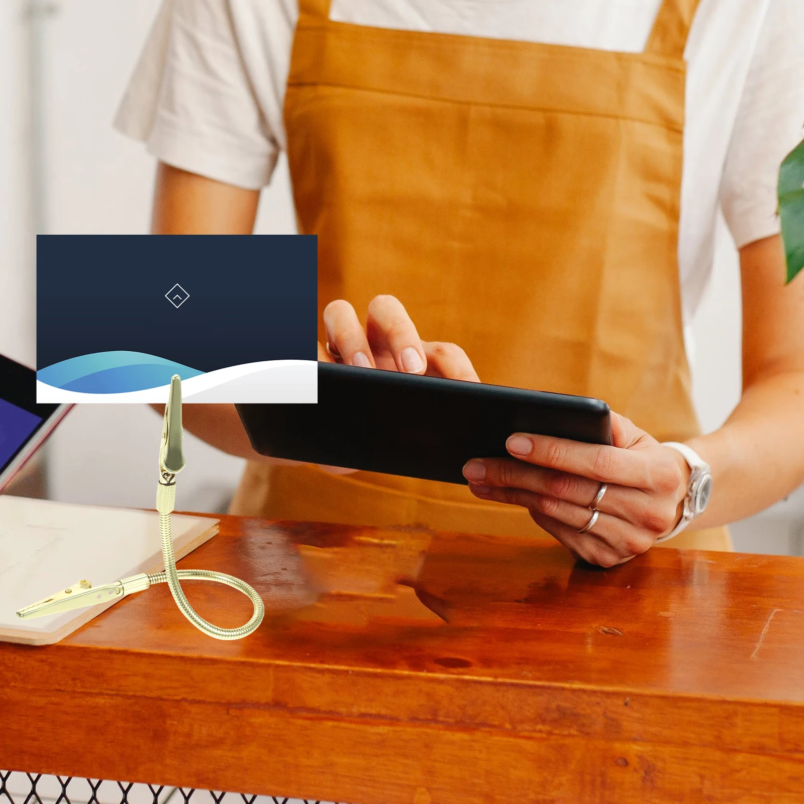 2pcs Golden Alligator Clips Soldering Wire Fixing Tool Metal Craft Accessories Photo Memo Holder Sturdy Wear