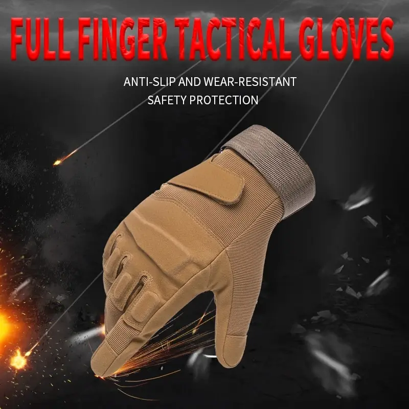 Outdoor Tactical Gloves for Men and Women, Fingerless Sports Gloves, Combat Shooting, Hunting, Fitness