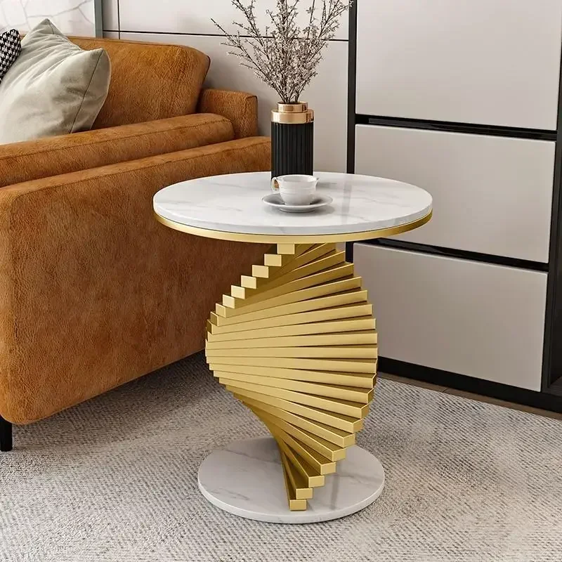 Nordic Marble Coffee Table Modern Removable Floor Unbreakable Coffee Table Metal Nordic Mesa Auxiliar Living Room Furnitures