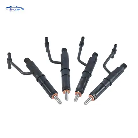 4 PCS 4JB1 Fuel Injectors 6646906 1112100BB Fit For Mustang Bobcat 843 853 1213 960 2060 Loader Car Engine Replacement Parts