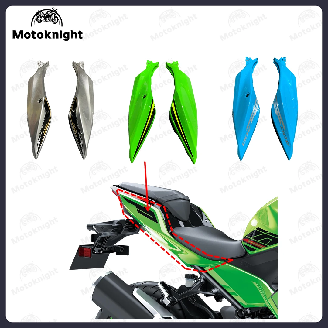 

ABS Plastic Rear Tail Left Right Fairing Panels Motorcycle Part Fit For KAWASAKI NINJA400 ZX400 2018 2019 2020 2021 2022 23 2024