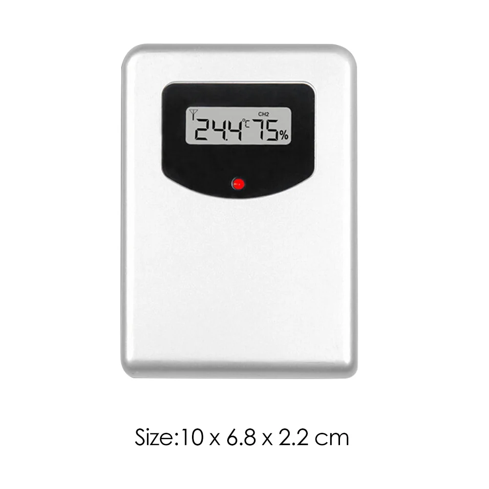 

433MHz Remote Digital Wireless Thermometer Sensor Humidity Wall-mounted or Desktop Brackets Practical Hygrometer Monitor