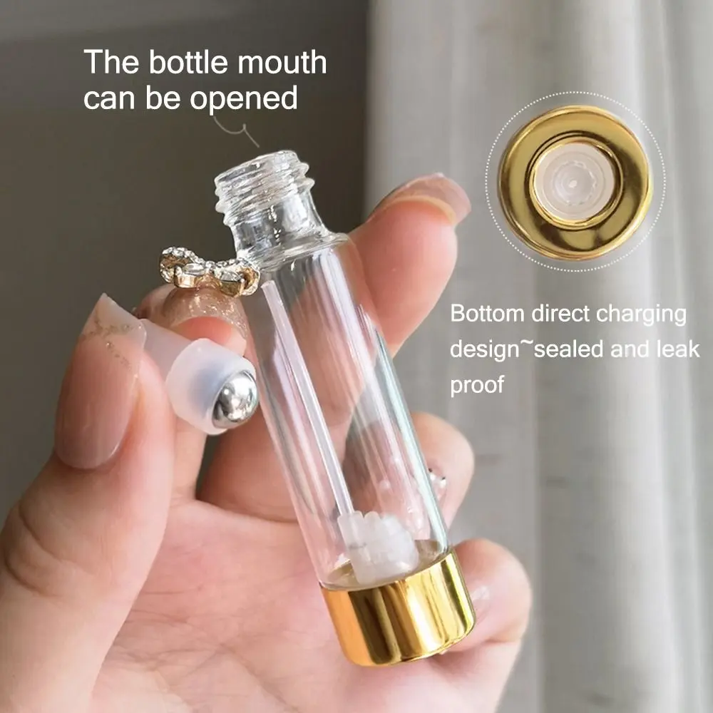 Luxury Glass Perfume Bottle Bottom-filled Moisturizer Perfume Atomizer Portable Refillable Cologne Atomizer Travel