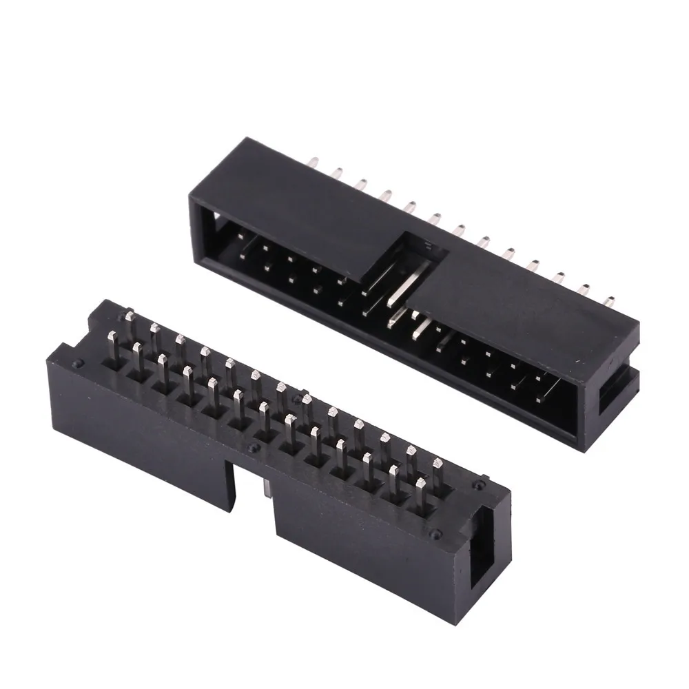 Fc 6/8/10/12/14/16/18/20/24/26/30/34/40/50/60/64pin 2,54mm Pitch Buchse IDC-Buchse Anschluss band kabel DC3 Header Stecker